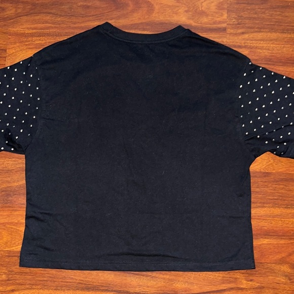 4 For $12 Womens Ac Dc Crop Tee - Picture 8 of 8